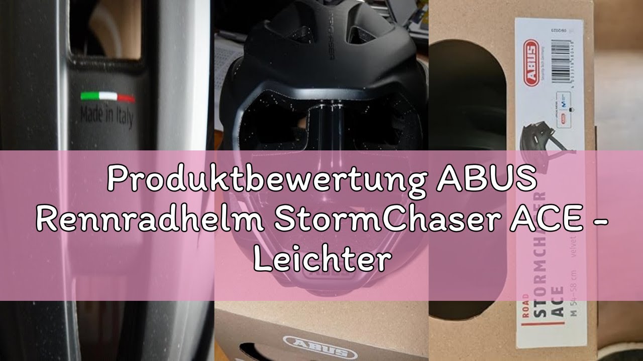 Produktbewertung ABUS Rennradhelm StormChaser ACE - Leichter Fahrradhelm für Radrennen, Gravelbike-T