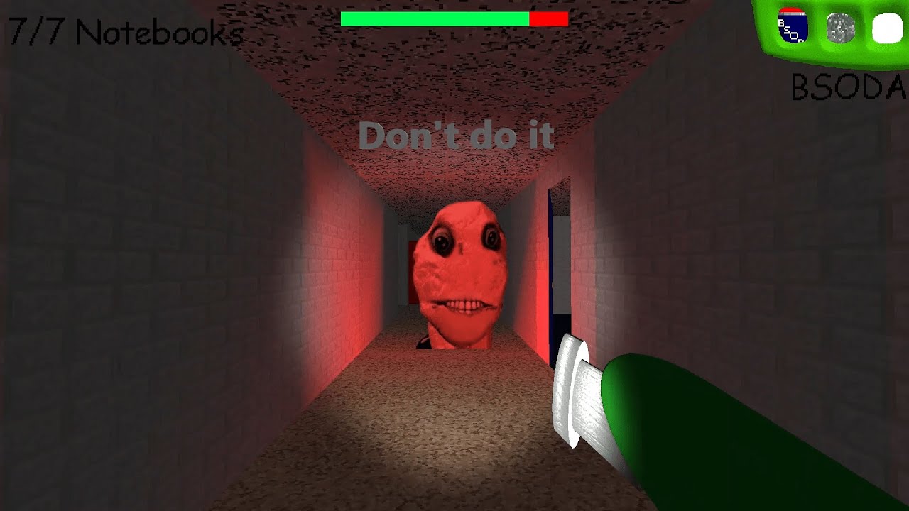 Don't do it (baldi's basics mod)