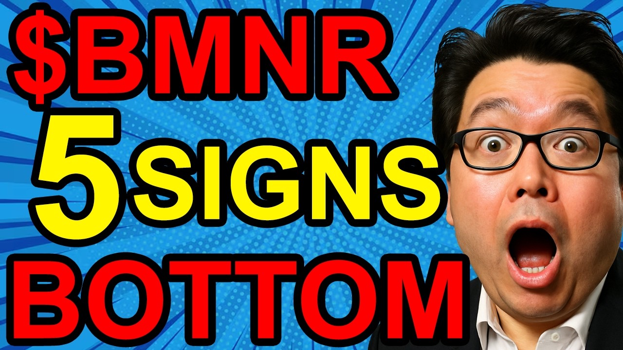 5 Biggest SIGNS that $BMNR BOTTOM Soon... GET READY!