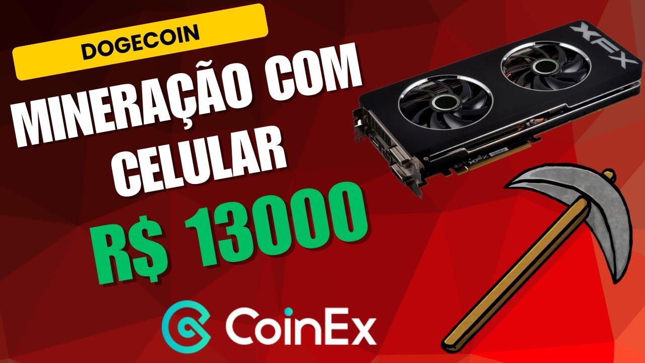 COMO MINERAR COM CELULAR - SOLO MINER DOGECOIN 10000 DOGE R$130000