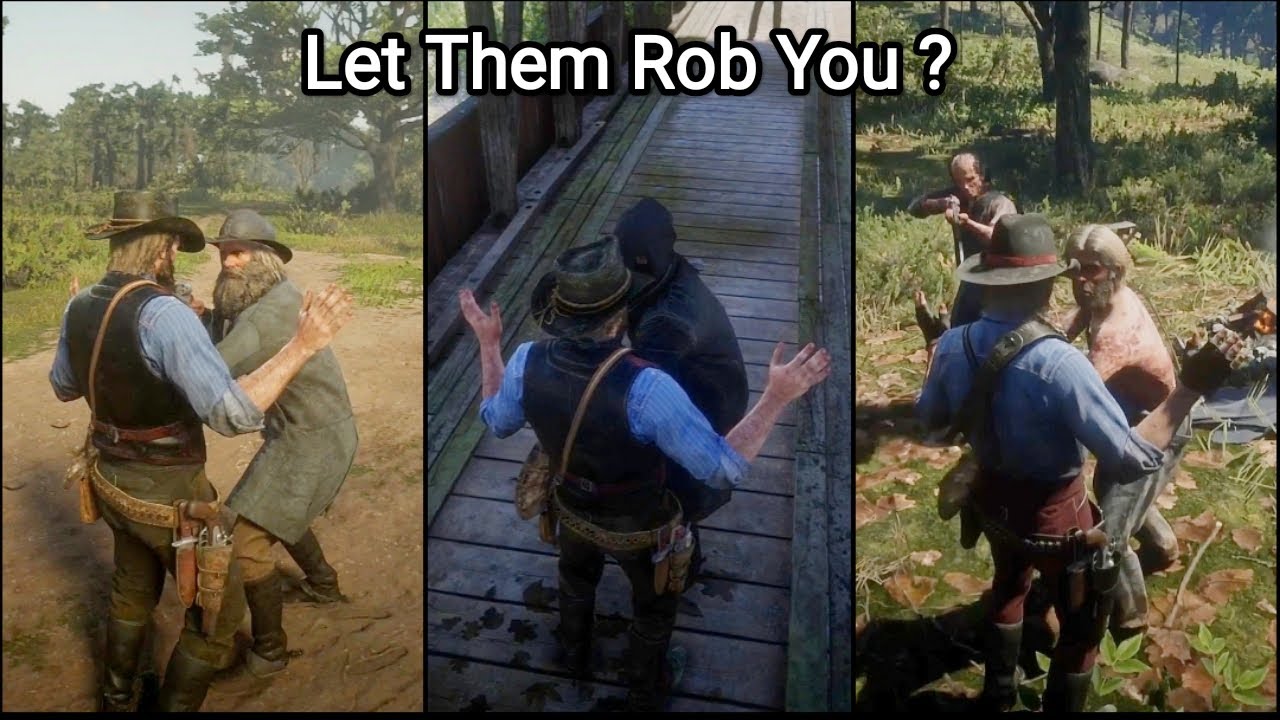 One Of The Best Thing You Can Do When Arthur Gets Robbed - RDR2
