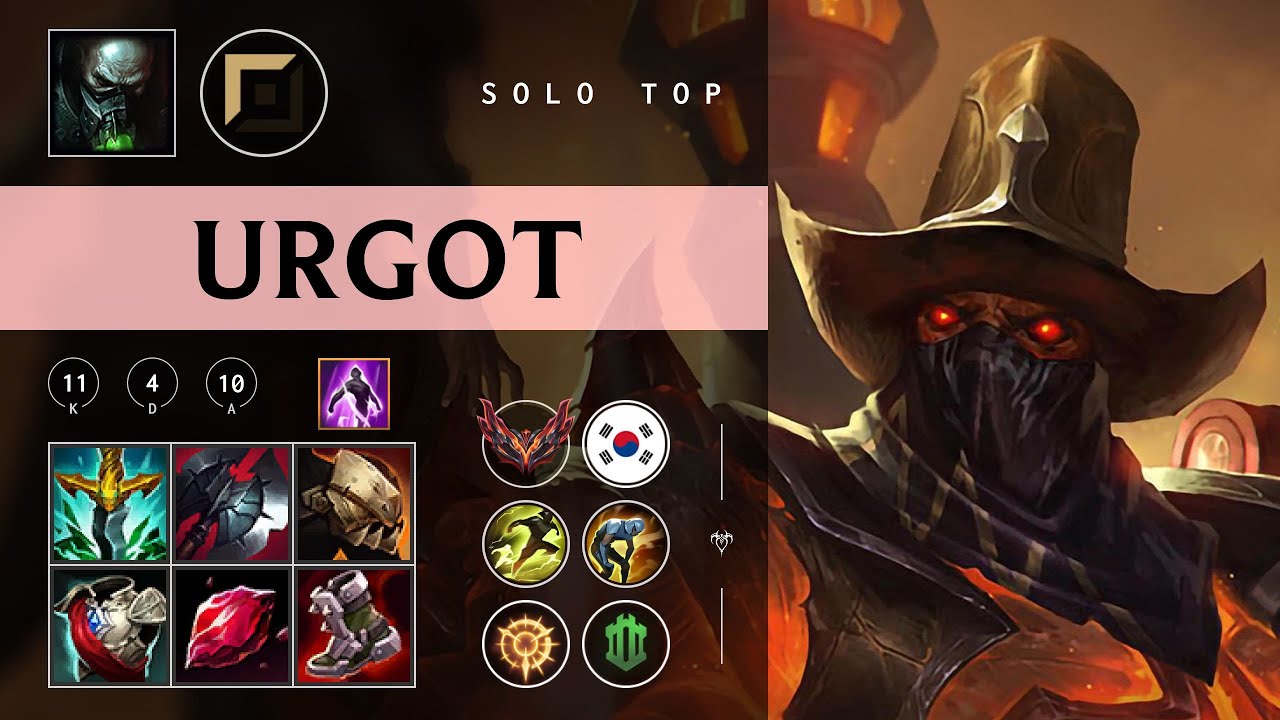 Urgot Top vs Ambessa - KR Grandmaster Patch 26.02