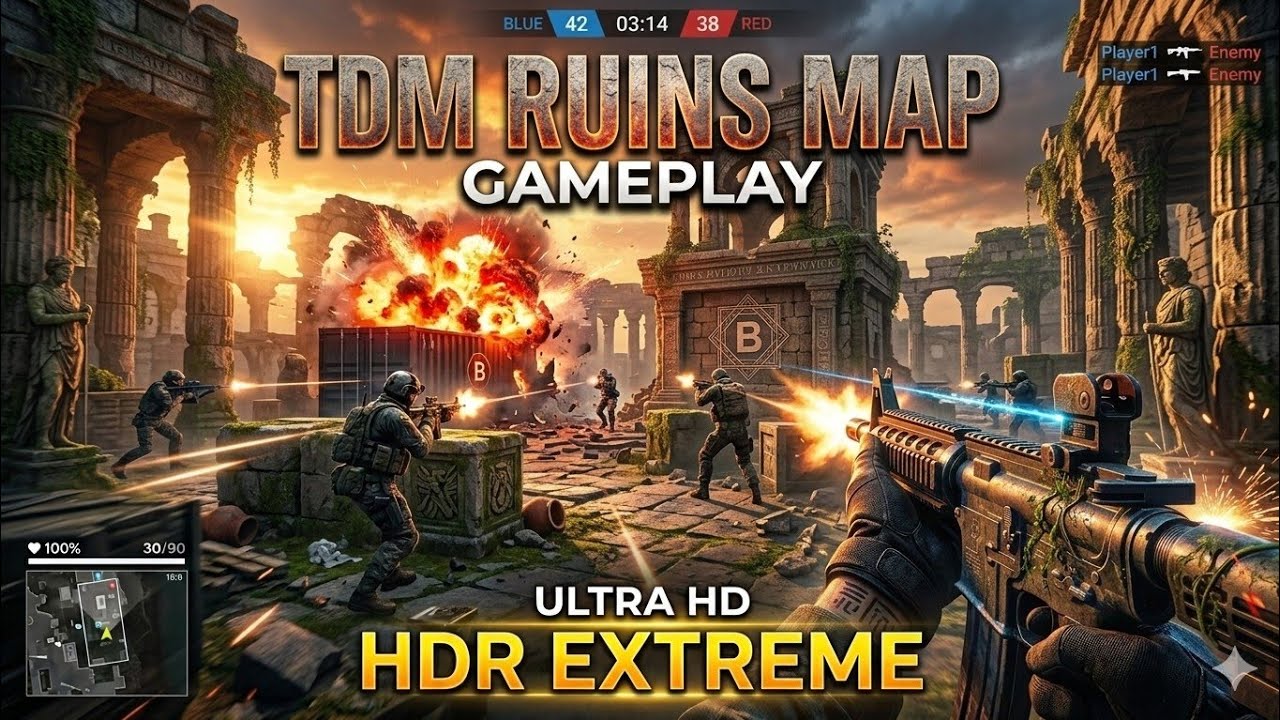This Ruin Map Looks INSANE in HDR 🤯 | BGMI