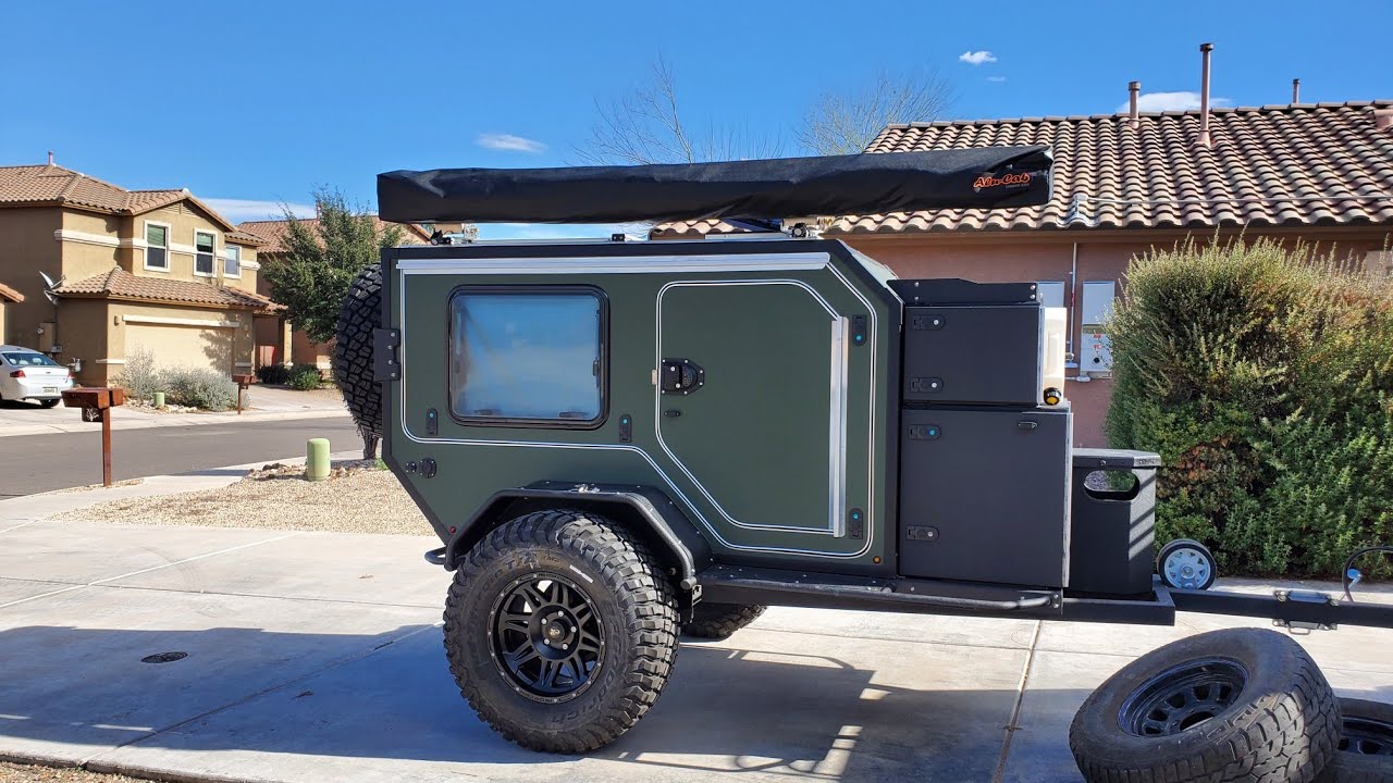 Overlanding square drop camper  walk-around