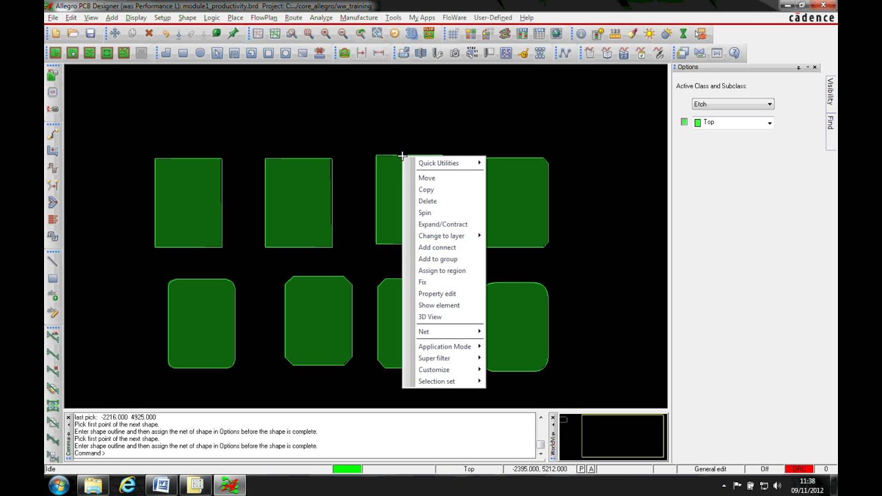 Improved Functionality for Shapes and Circles Tutorial How-To OrCAD Allegro