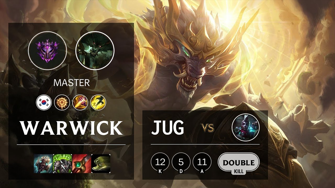 Warwick Jungle vs Ekko - KR Master Patch 10.12