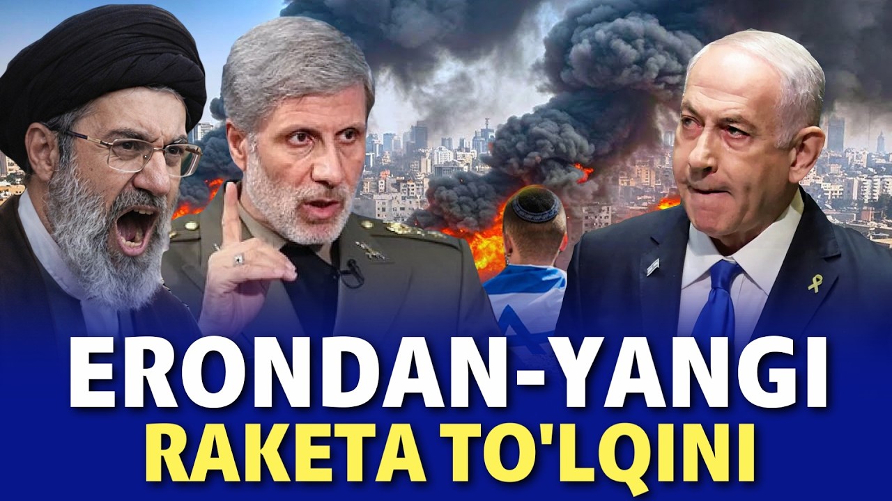 ERON BUGUN ISROILNI UXLATMADI- RAKETALAR QATORLASHIB UCHDI