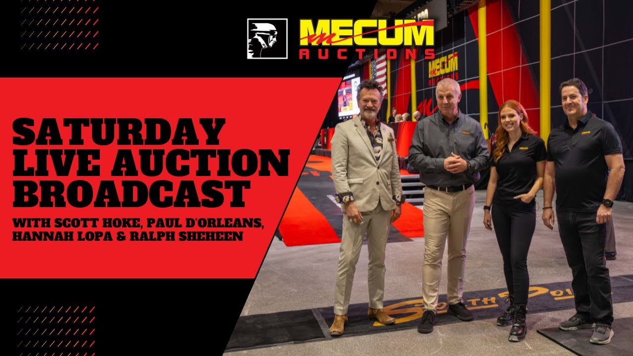 Live Motorcycle Auction: Mecum Vegas with Scott Hoke, Paul D'Orleans, Ralph Sheheen & Hannah Lopa