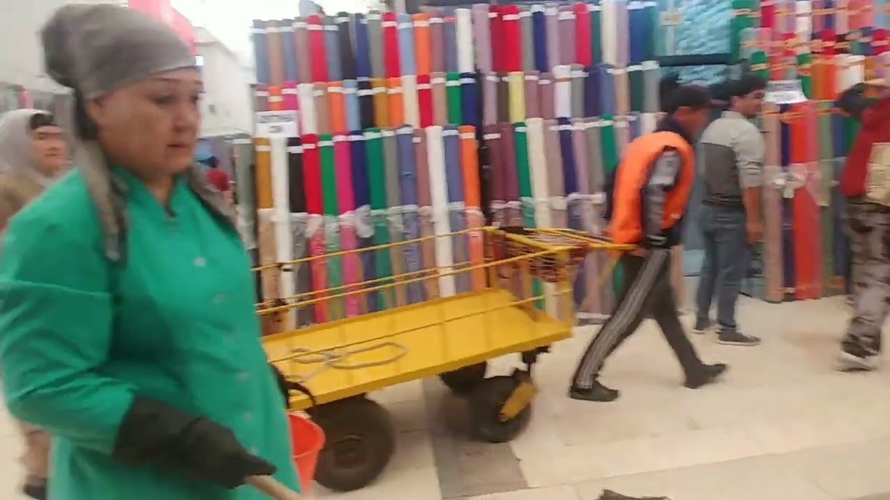 Vlog.  Базар Абу Сахий в Ташкенте.Много ткани.#узбекистан #ташкент #базарабусахий#ткани#детскиевещи