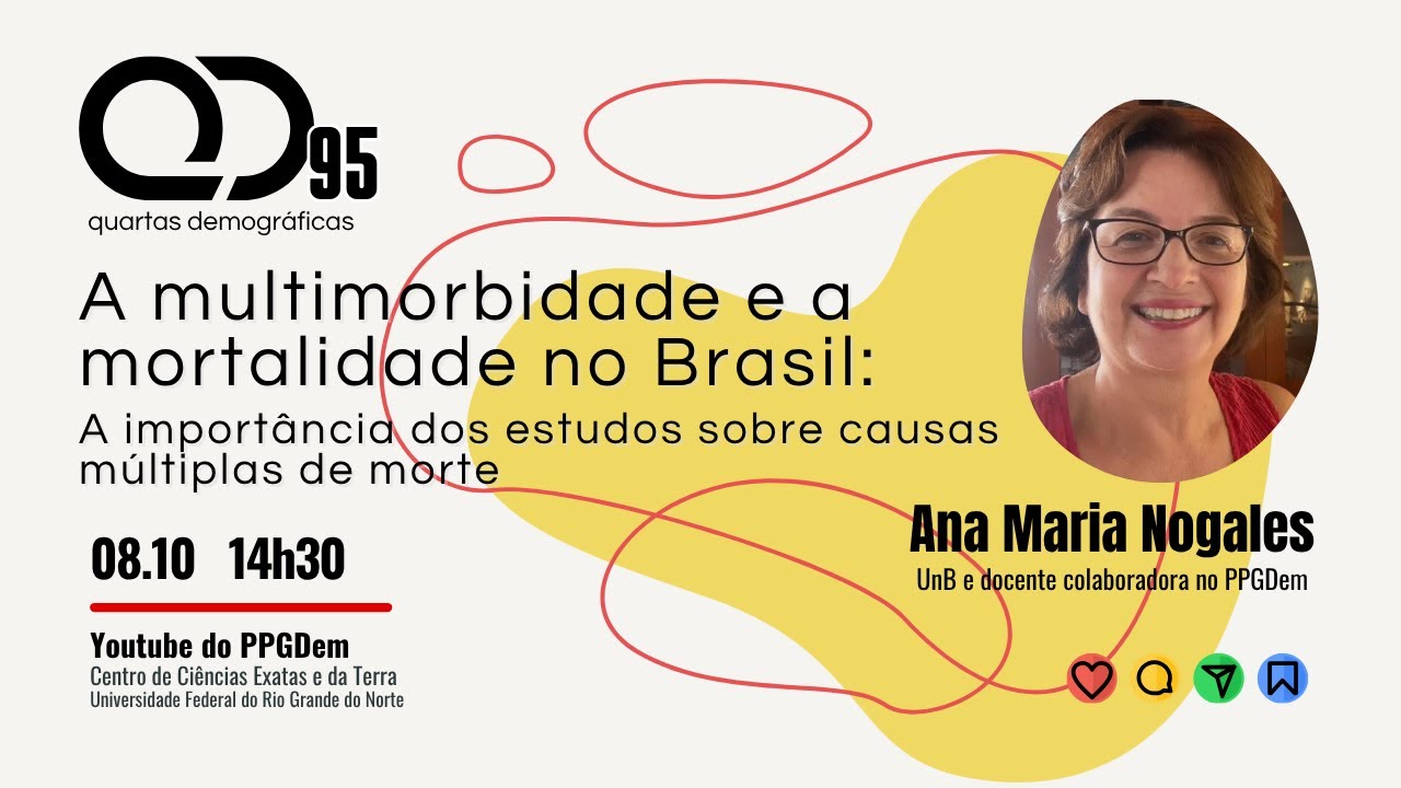 QD95 | A multimorbidade e a mortalidade no Brasil | Ana Maria Nogales (UnB)