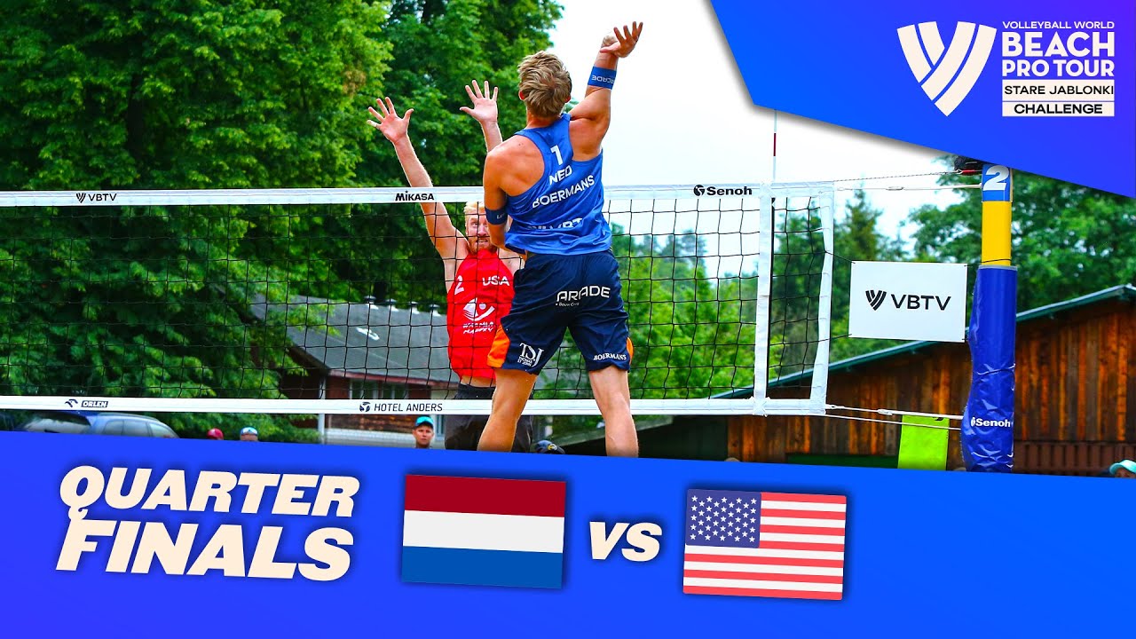 Boermans/de Groot vs. Evans/Budinger - Quarter Finals Highlights | Stare Jablonki 24 #BeachProTour