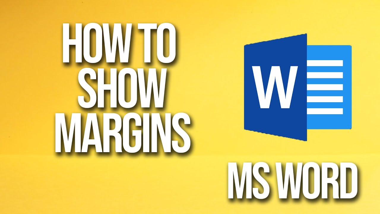 How To Show Margins Microsoft Word Tutorial