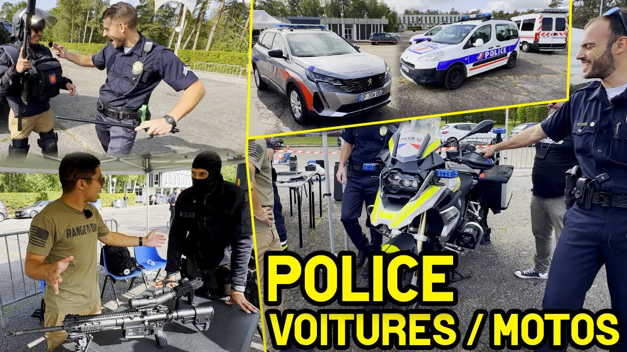 Les VOITURES et MOTOS de la POLICE !
