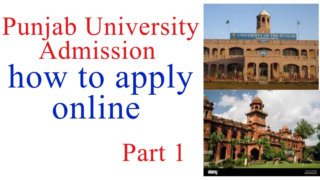 pu admission | how to apply in punjab university | Pu online admission