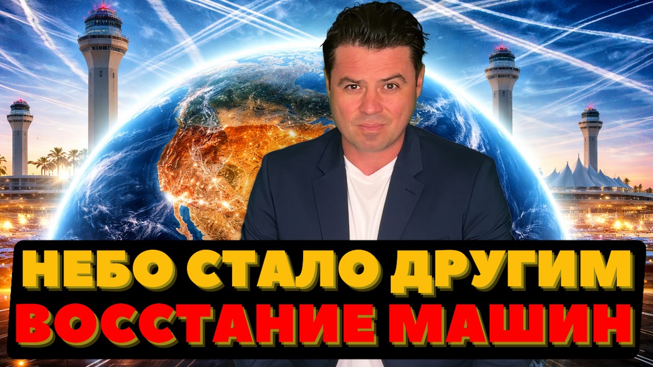 Туман и следы в небе. Странное небо Америки // Восстание машин // Полёт на Луну //