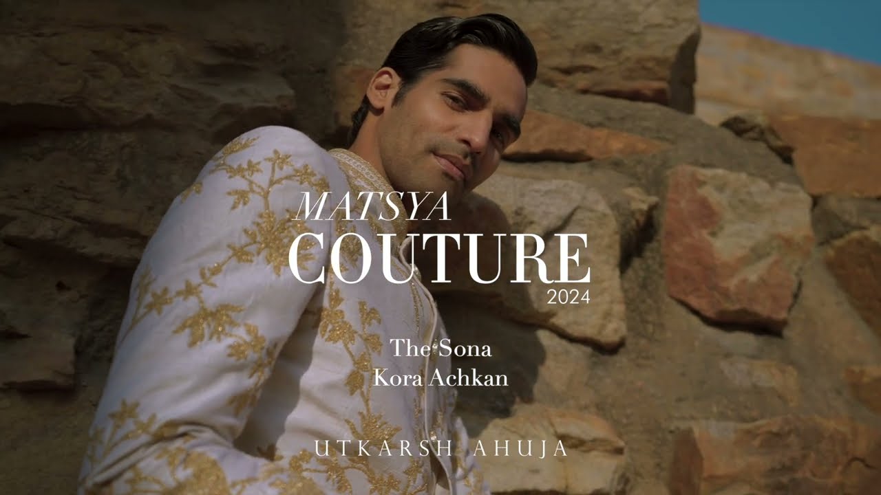 Matsya Men I The Sona Kora Achkan