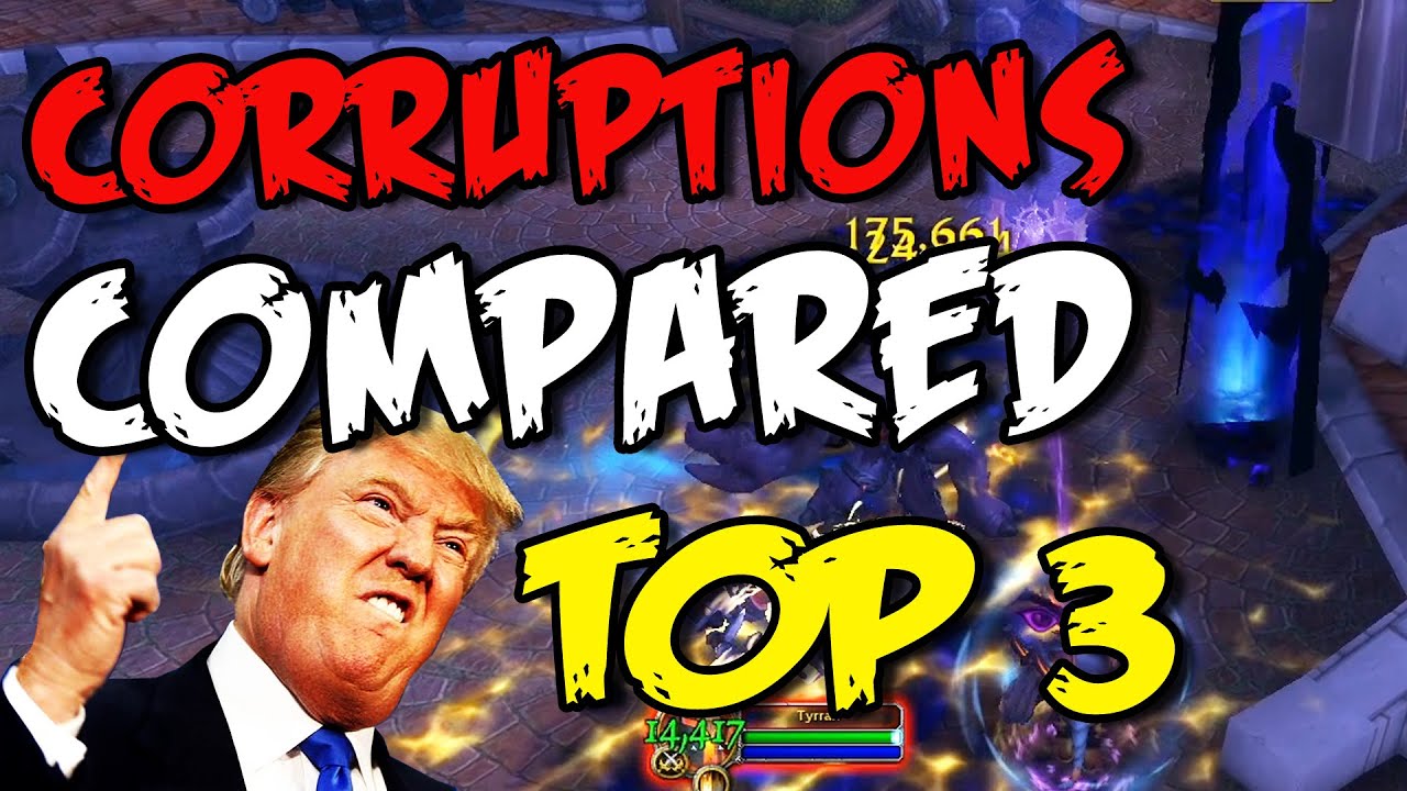 TOP 3 CORRUPTIONS COMPARED - Twilight Devastation, Infinite Star, Echoing Void - Gearing Guide 8.3