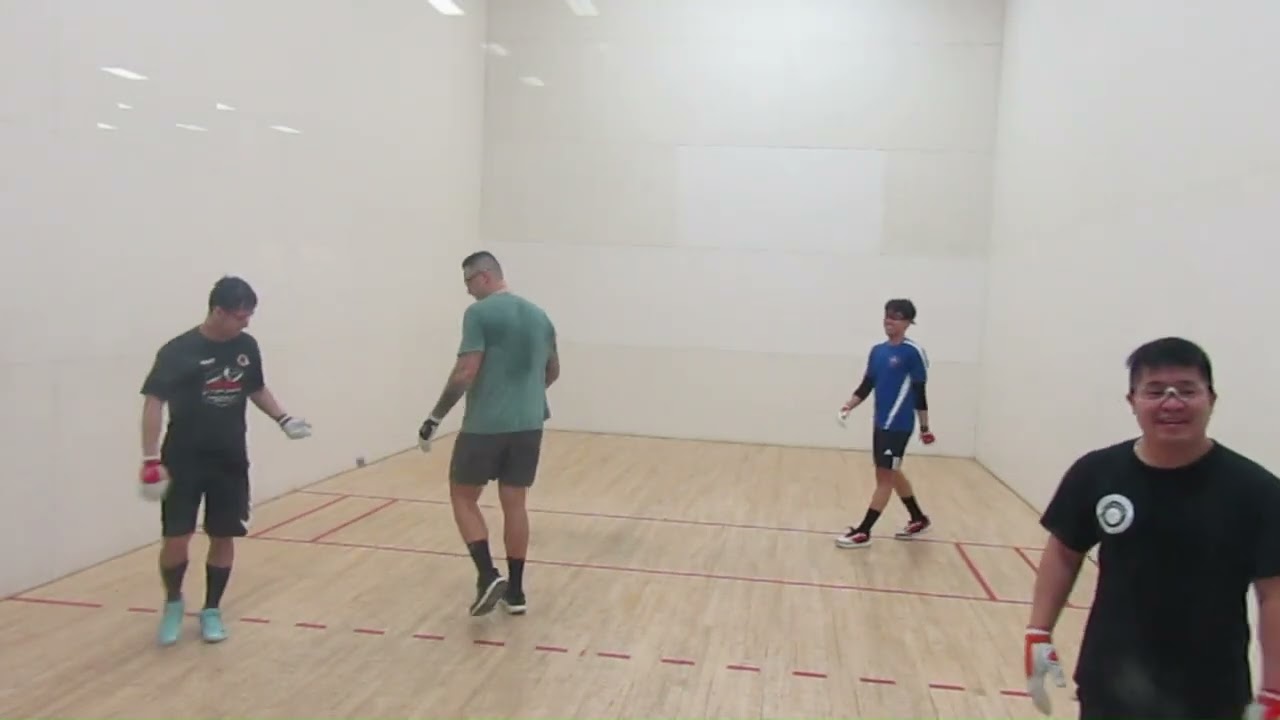 LA Fitness - 4 Wall Doubles - Jack & Max vs Eugene & Jong - Filmed By Handball Social - 2.12.2026