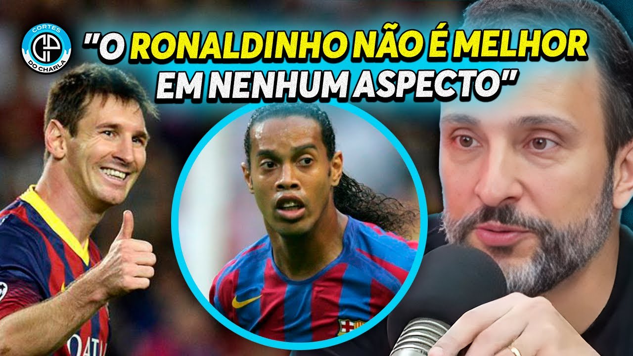 VITOR SÉRGIO CRAVA QUE O MESSI FOI MELHOR QUE O RONALDINHO