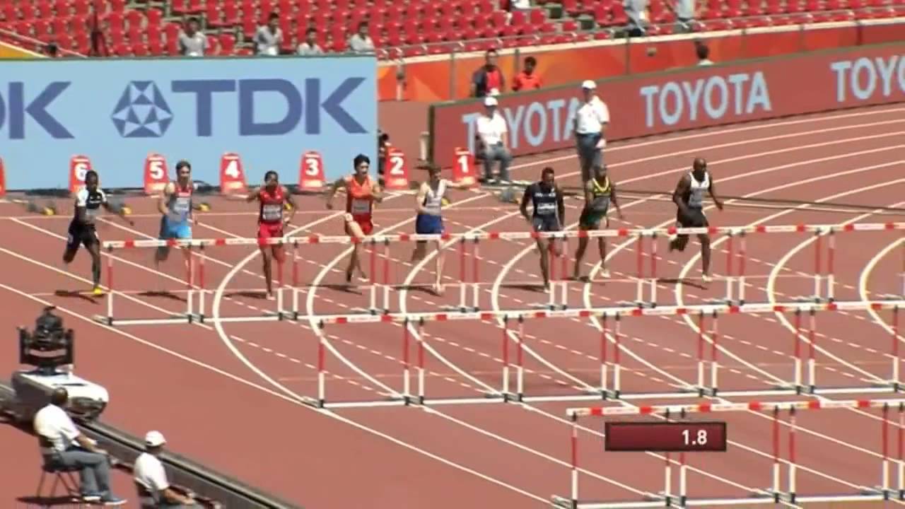 Sekou Kaba 13.46 Men's 110m Hurdles Round 1 Heat 5 IAAF World Championships Beijing 2015