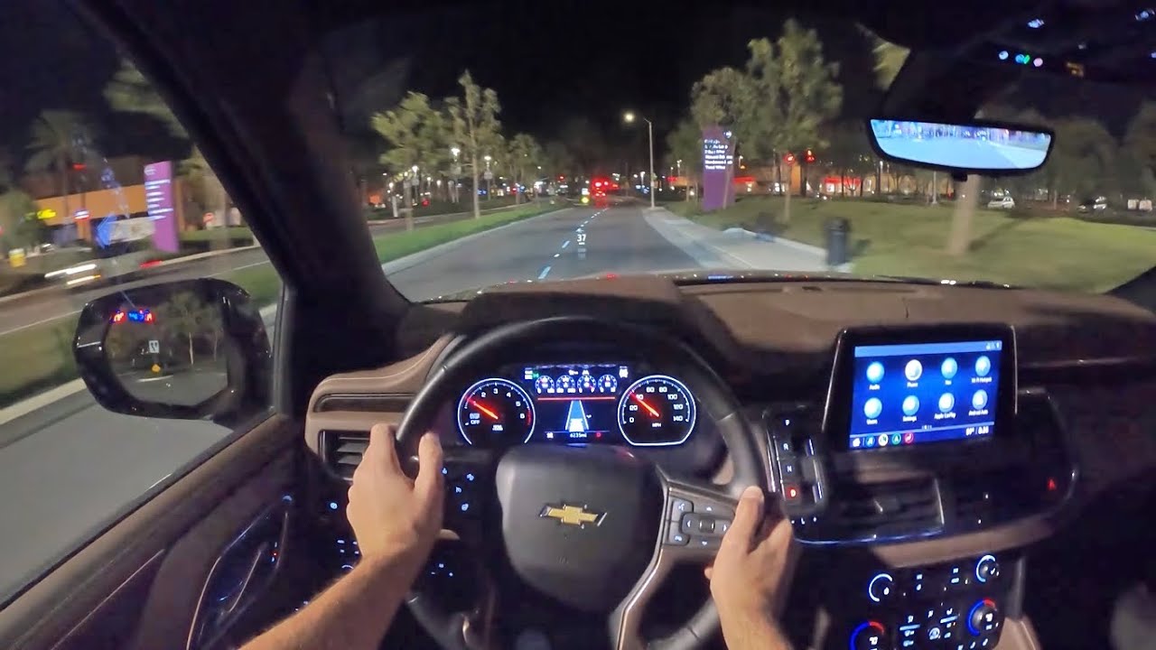 2021 Chevrolet Suburban 4WD High Country POV Night Drive (3D Audio)(ASMR)