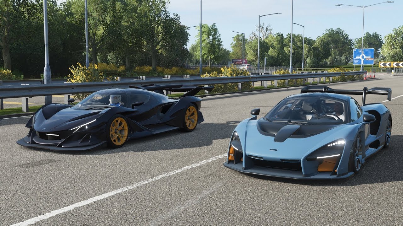 Forza Horizon 4 Drag race: Apollo Intensa Emozione vs McLaren Senna