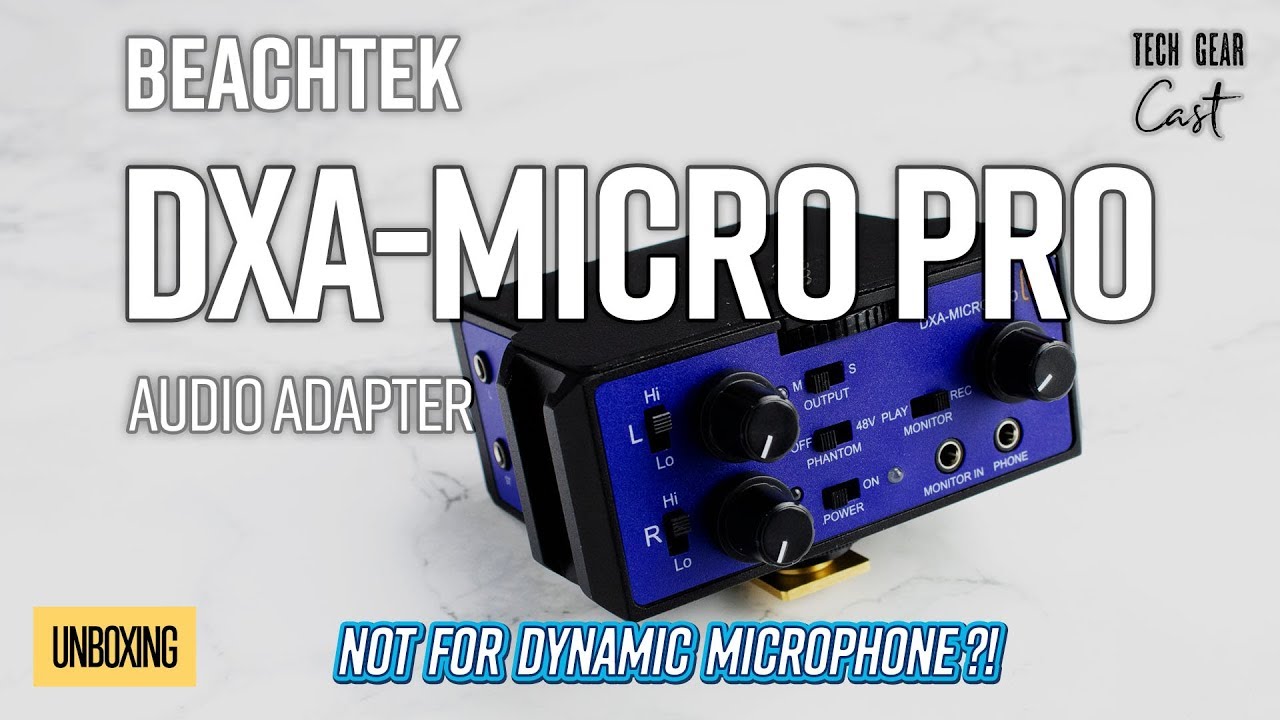 Beachtek DXA-MICRO PRO Audio Adapter - Not For Dynamic Microphone?