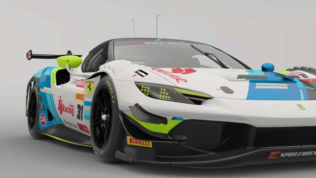 JJ Racing Team | New Livery Reveal – Ferrari 296 GT3 (2023) | SimRacing