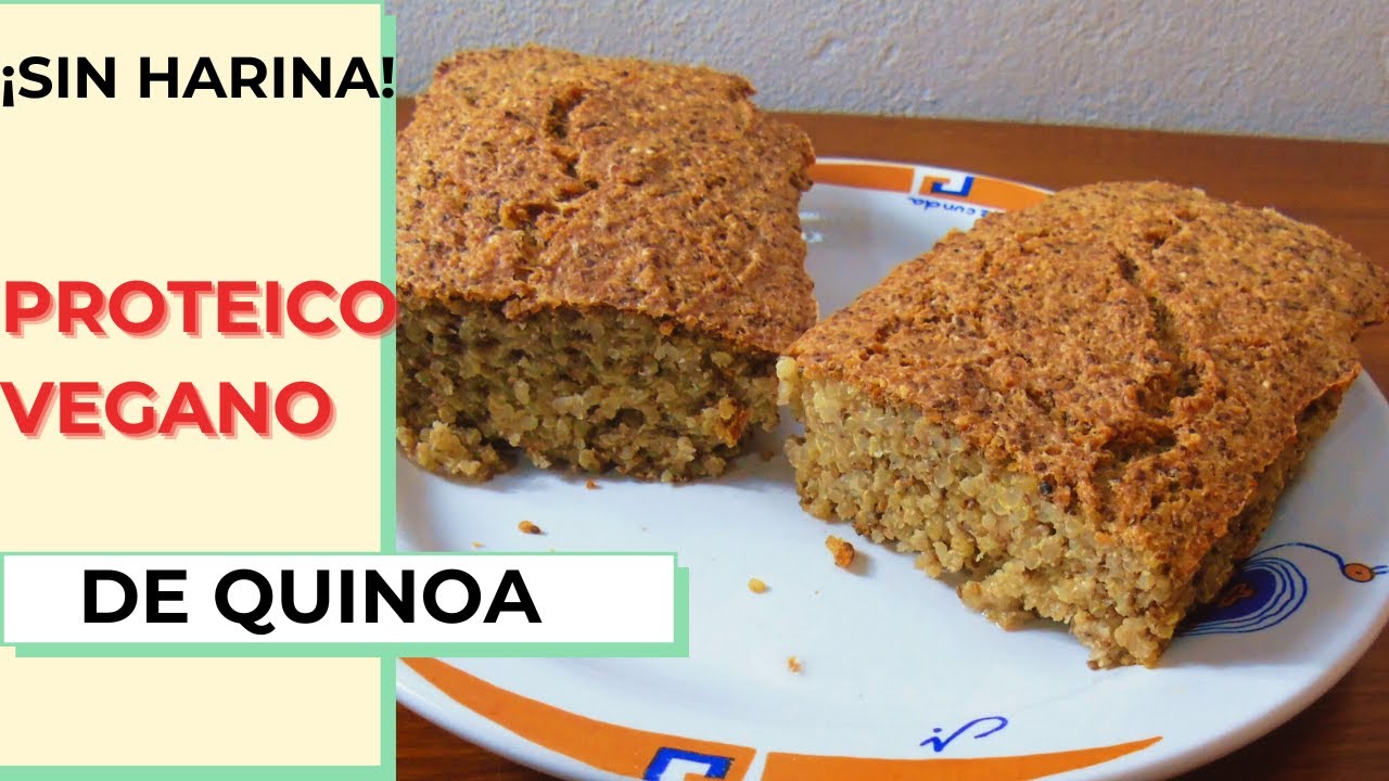 PAN SIN HARINA PAN de QUINOA | PROTEICO VEGANO SIN GLUTEN