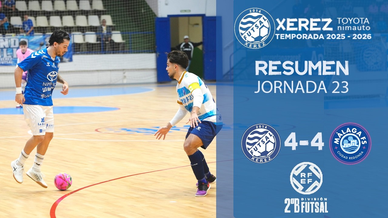 SEGUNDA DIVISIÓN B GRUPO V J.23 |Resumen Xerez Toyota Nimauto 4-4 Heredia 21 Málaga Cdad.  Redonda B