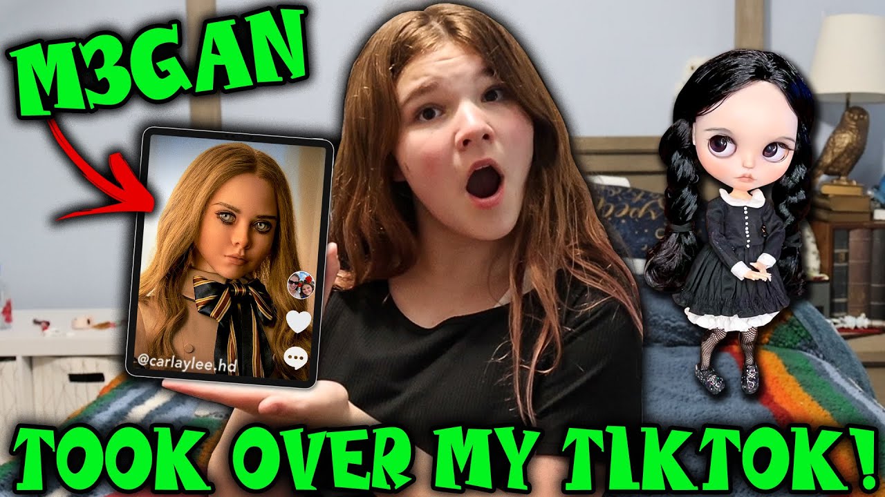 M3gan захватил мой Tik Tok! Уэнсдей Аддамс хочет вернуть свою куклу?