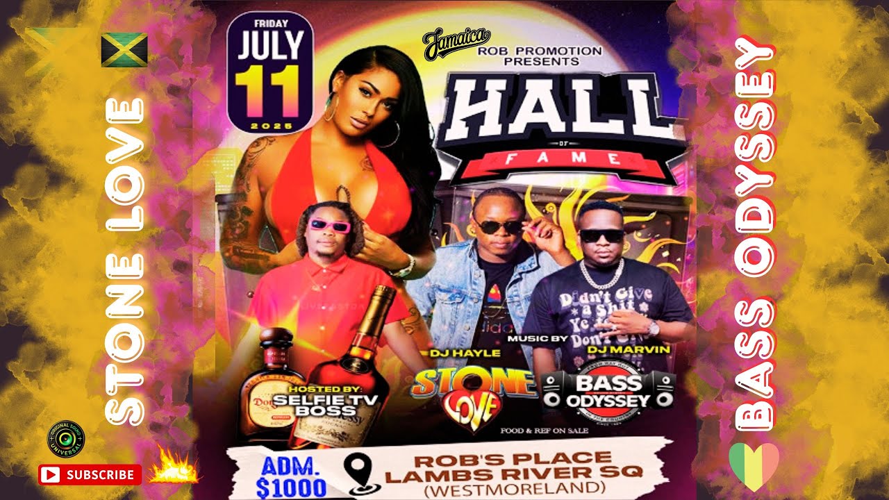 **Stone Love Ls Bass Odyssey @ Hall of Fame, Westmoreland JM**! 🇯🇲 Recorded live on **07/11/2025*