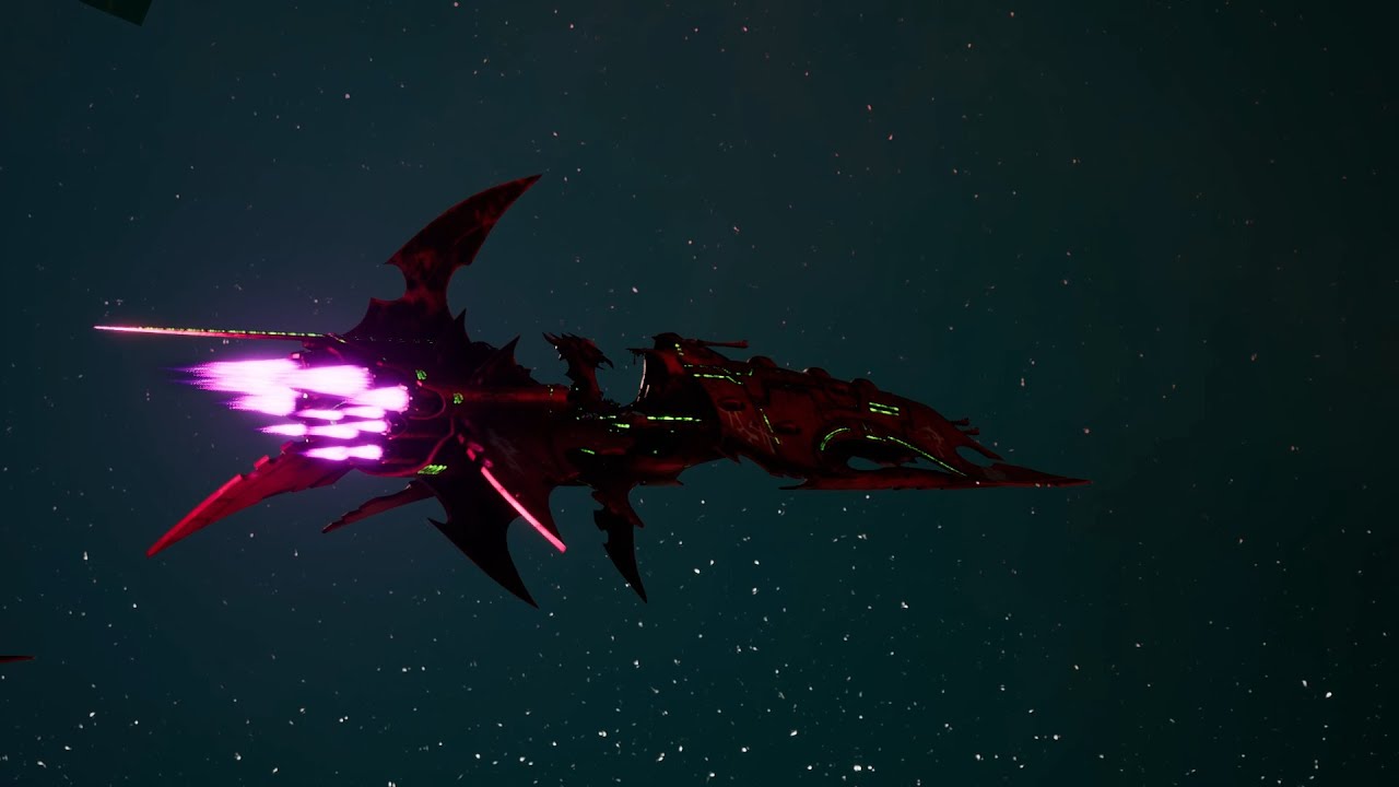 Drukhari vs Tyranids - Classic Battle - Battlefleet Gothic Armada 2