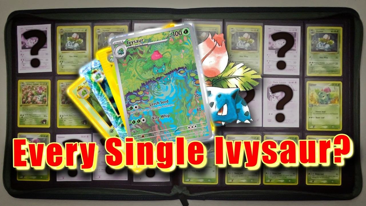 Every Ivysaur Card - The Ultimate Pokemon Master List Episode 2