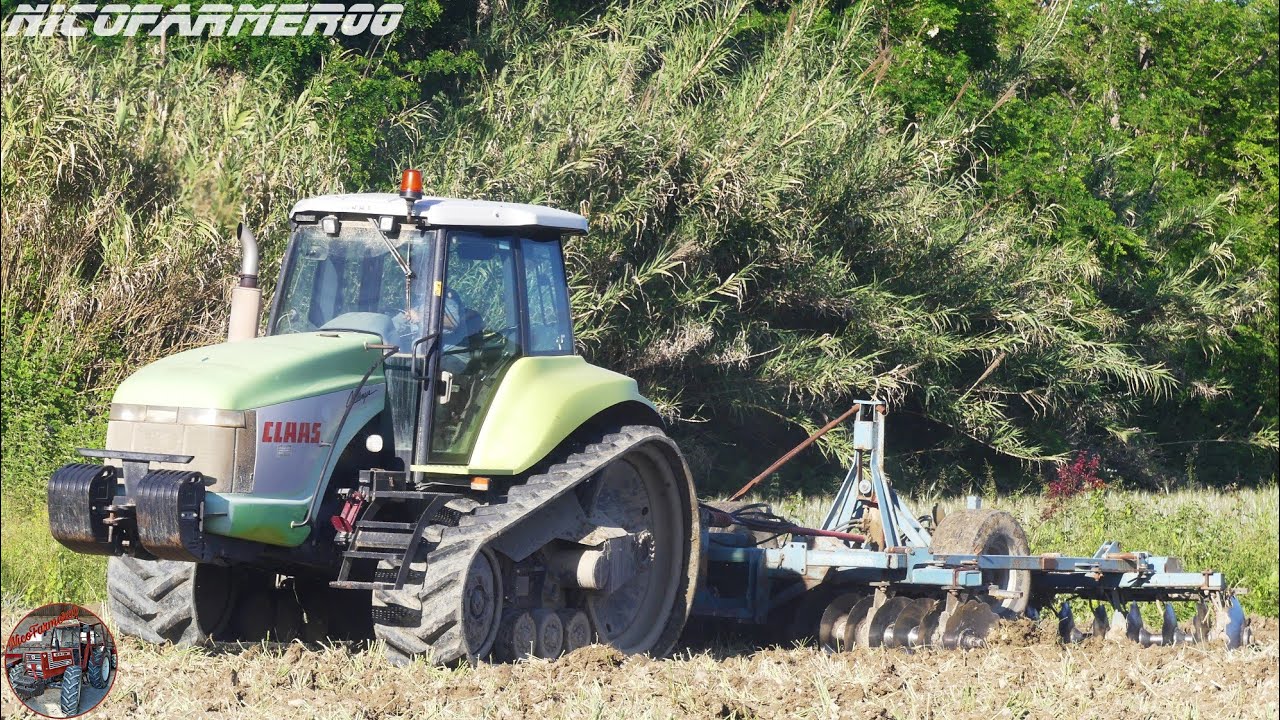 CLAAS CHALLENGER 55 + Erpice a dischi SPEDO | GoPro | Cab View | LEFOER