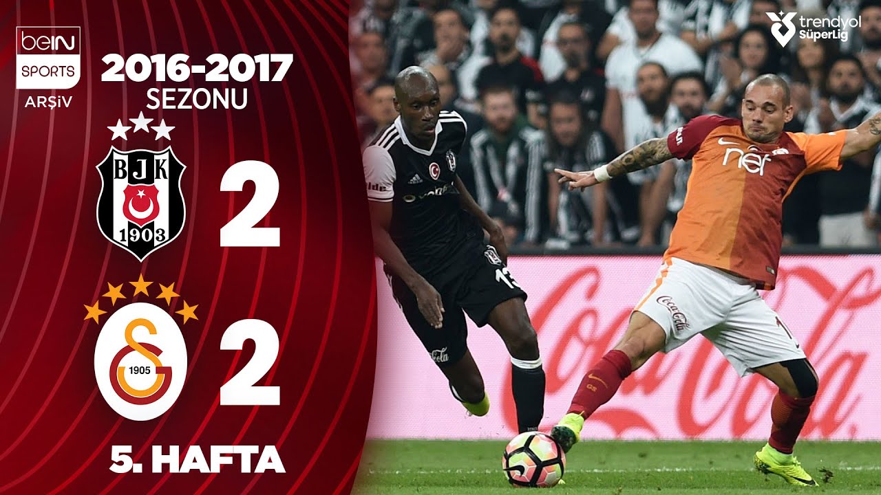 Beşiktaş (2-2) Galatasaray | MAÇ ÖZETİ | 5. Hafta - 2016/2017