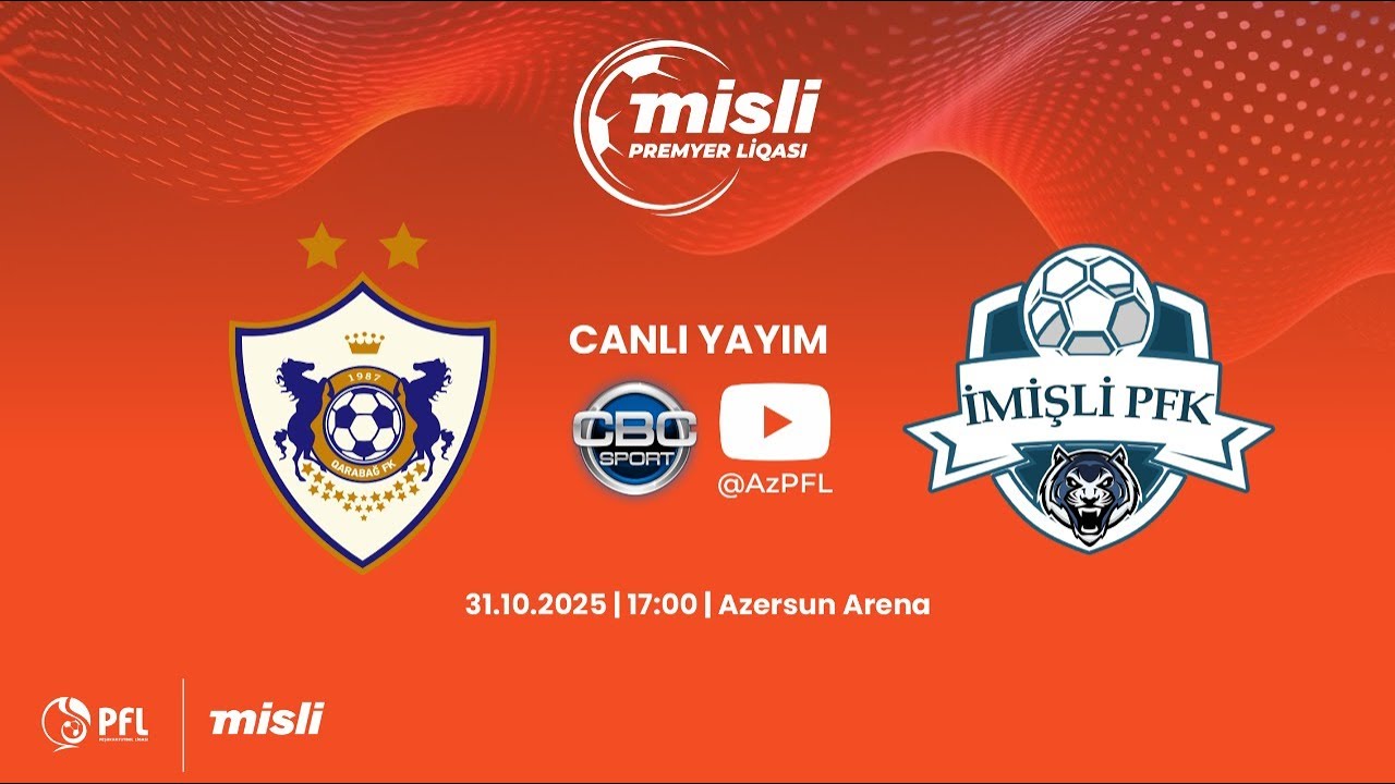 Misli Premyer Liqası 2025/2026 X tur “Qarabağ” – “İmişli