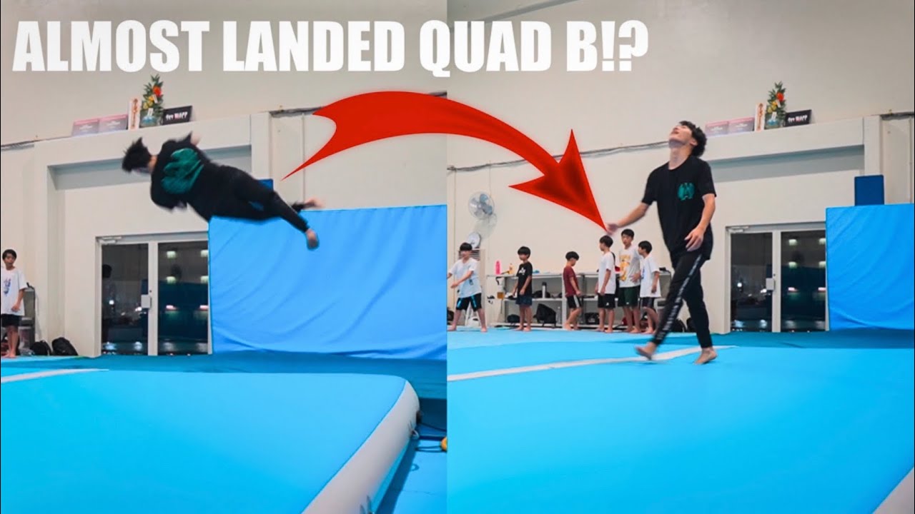 ALMOST LANDED QUAD B! (Air mat)
