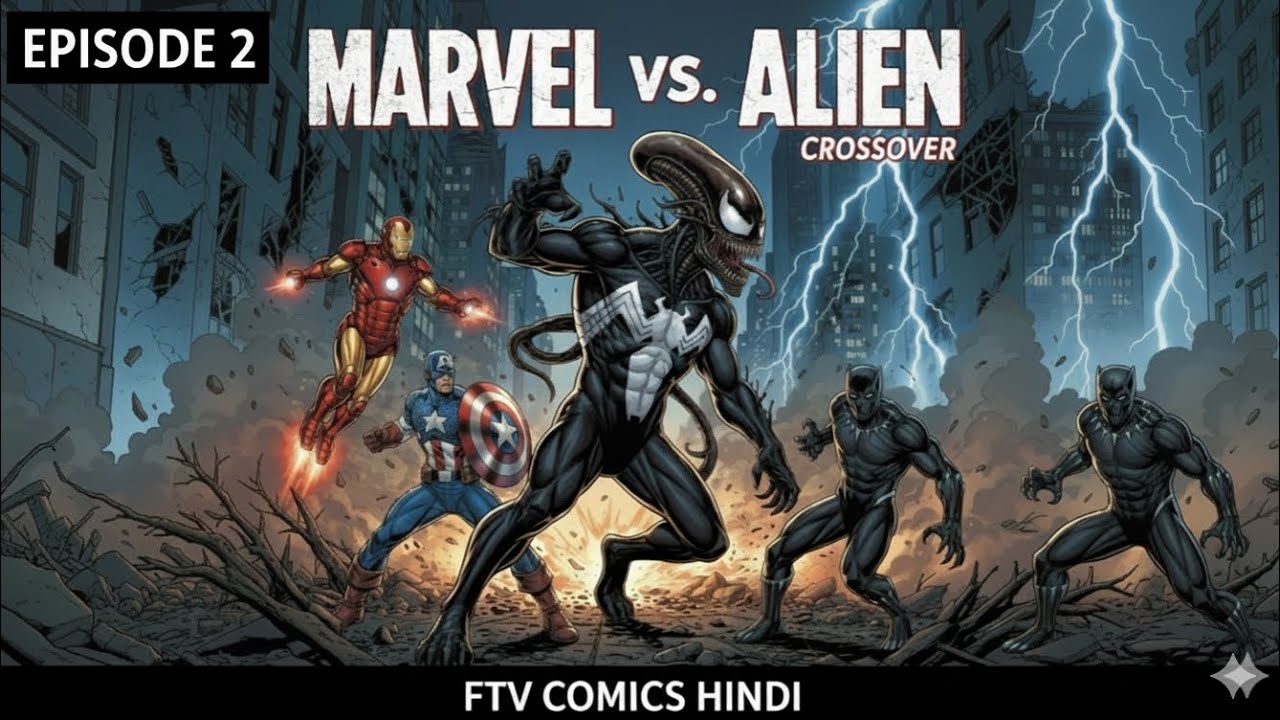 Alien VS Avengers crossover comics book Episode  Explain in Hindi 