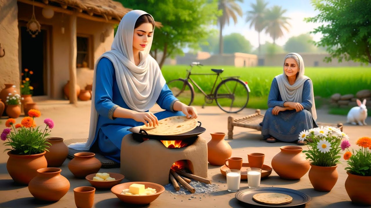 Real Pakistani Village Morning Breakfast | Pure Rural ASMR | Authentic Life | Savera Village Life