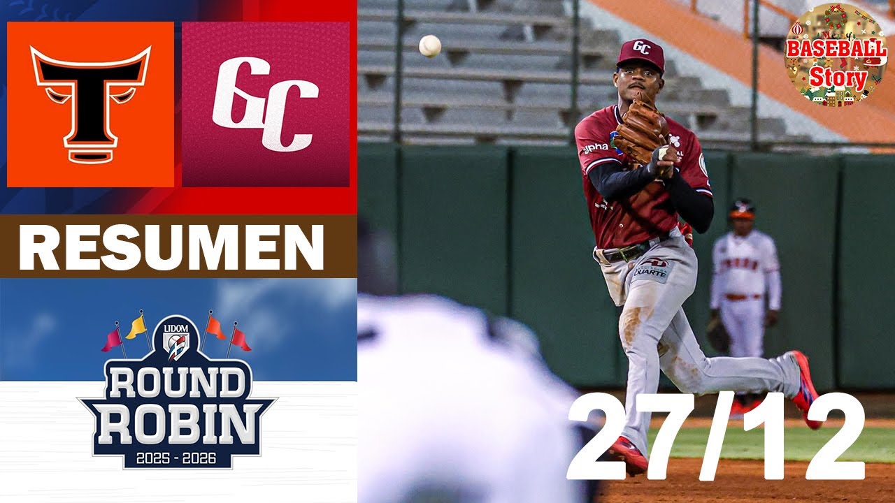 Resumen: Toros del Este Vs. Gigantes del Cibao Round Robin (27/12/2025)