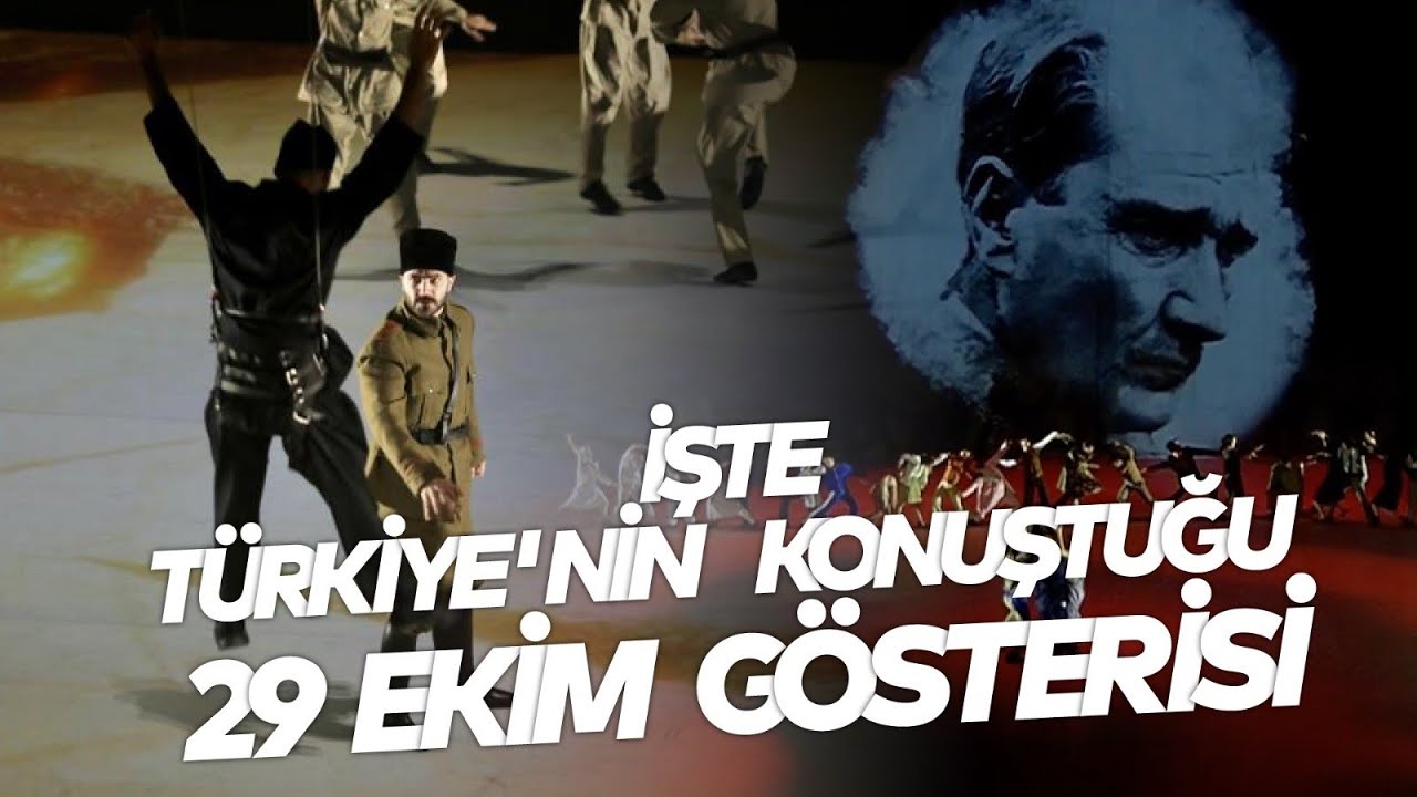 29 EKİM GÖSTERİSİ BÜYÜLEDİ