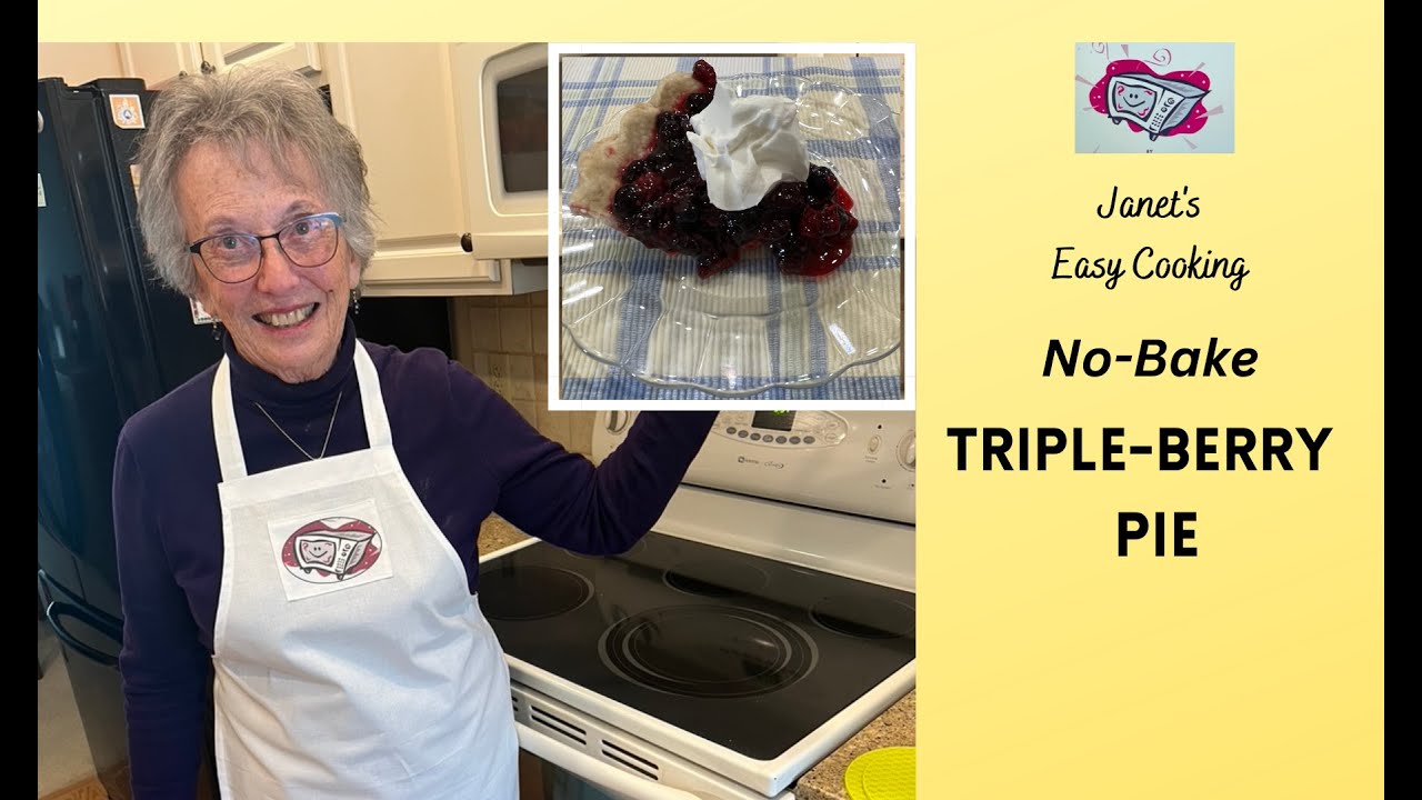 No-Bake Triple-Berry Pie