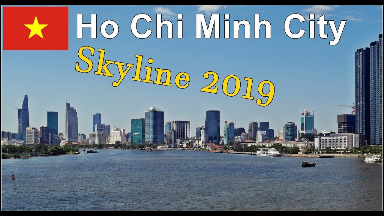 Saigon Skyscrapers Skyline / Ho Chi Minh City, Vietnam February 2019