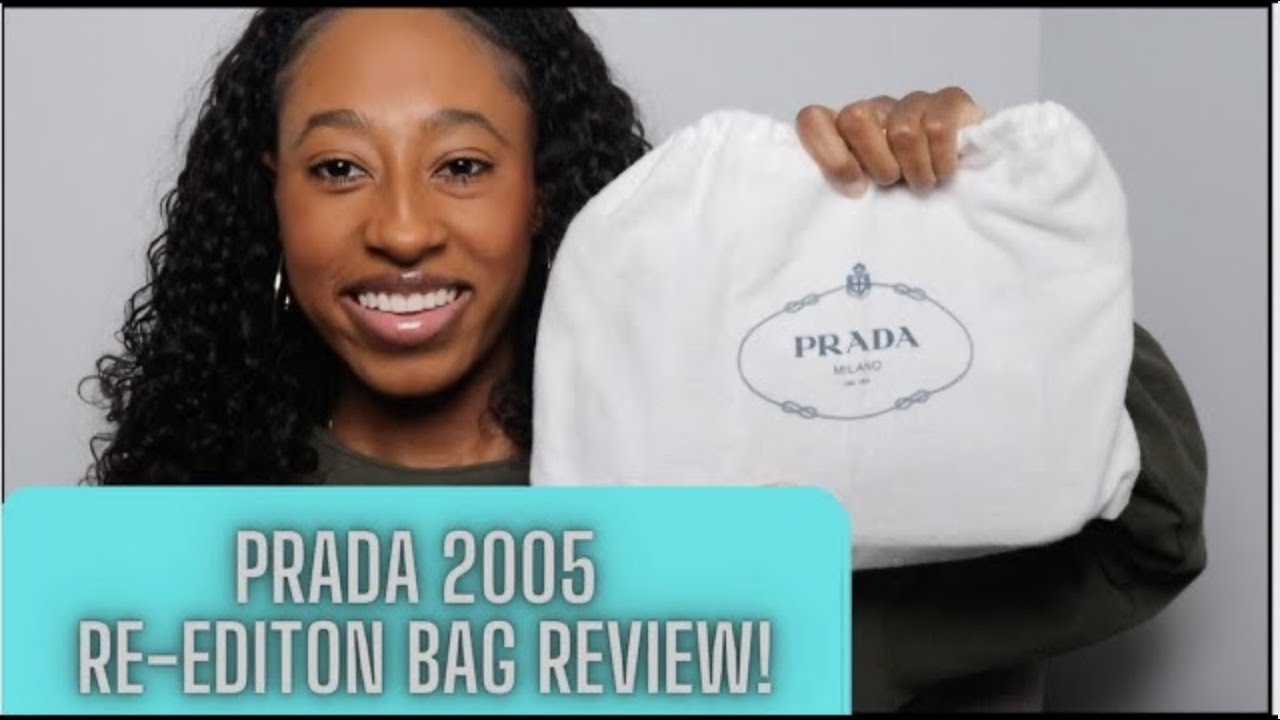 Prada 2005 Re edition Saffiano Leather and Nylon Bag review || What Fits Inside ?!?!