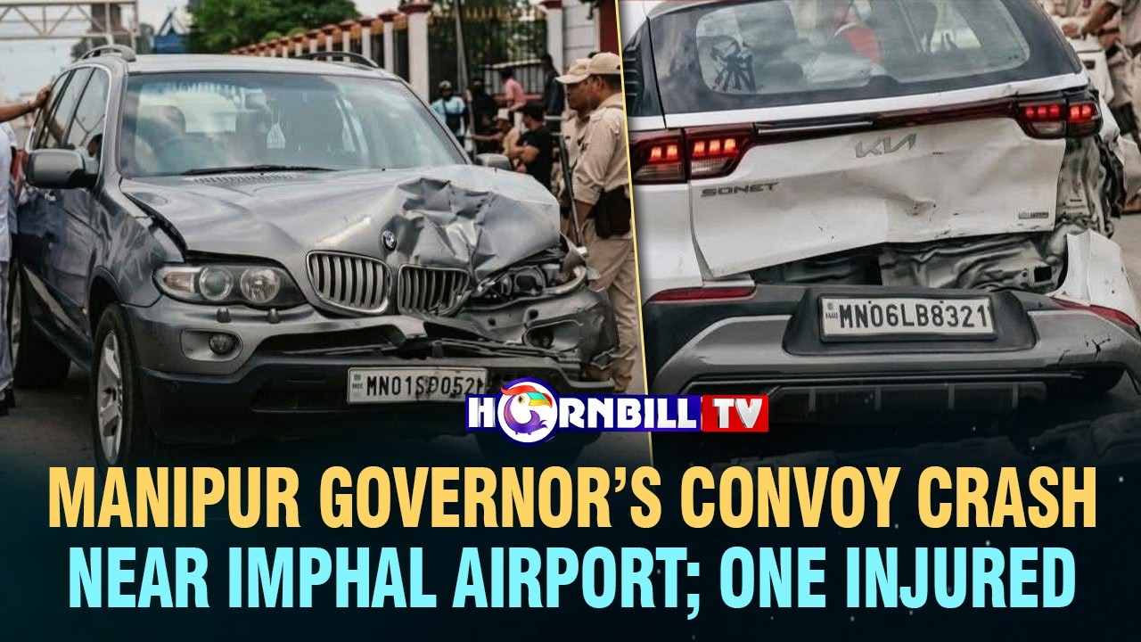 MANIPUR GOVERNOR&rsquo;S CONVOY CRASH NEAR IMPHAL AIRPORT; ONE INJURED