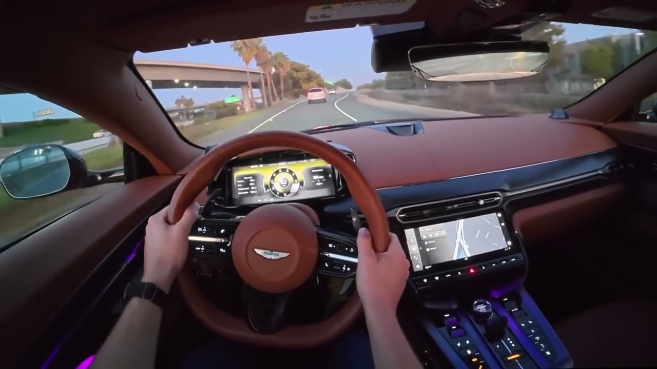 2025 Aston Martin Vanquish Solo Highway Driving