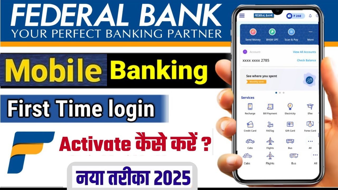 Federal Bank Mobile Banking | How to Register Federal Bank mobile banking-Federal bank app 2025