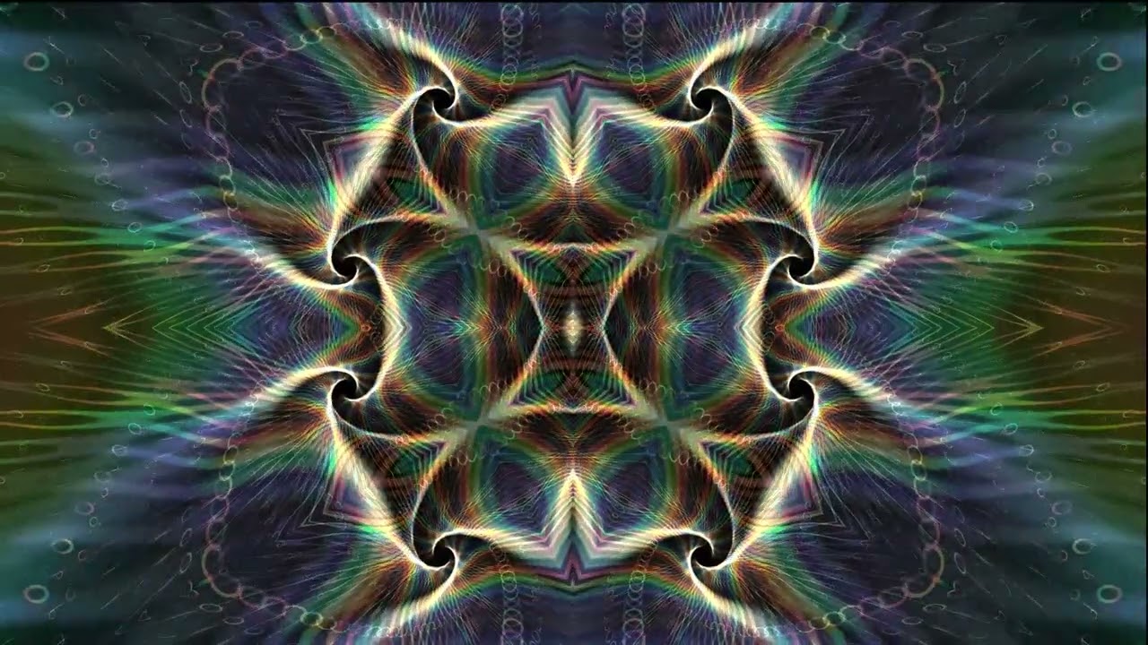Trippy Psychedelic Closed Eye visuals (CEV) simulation 