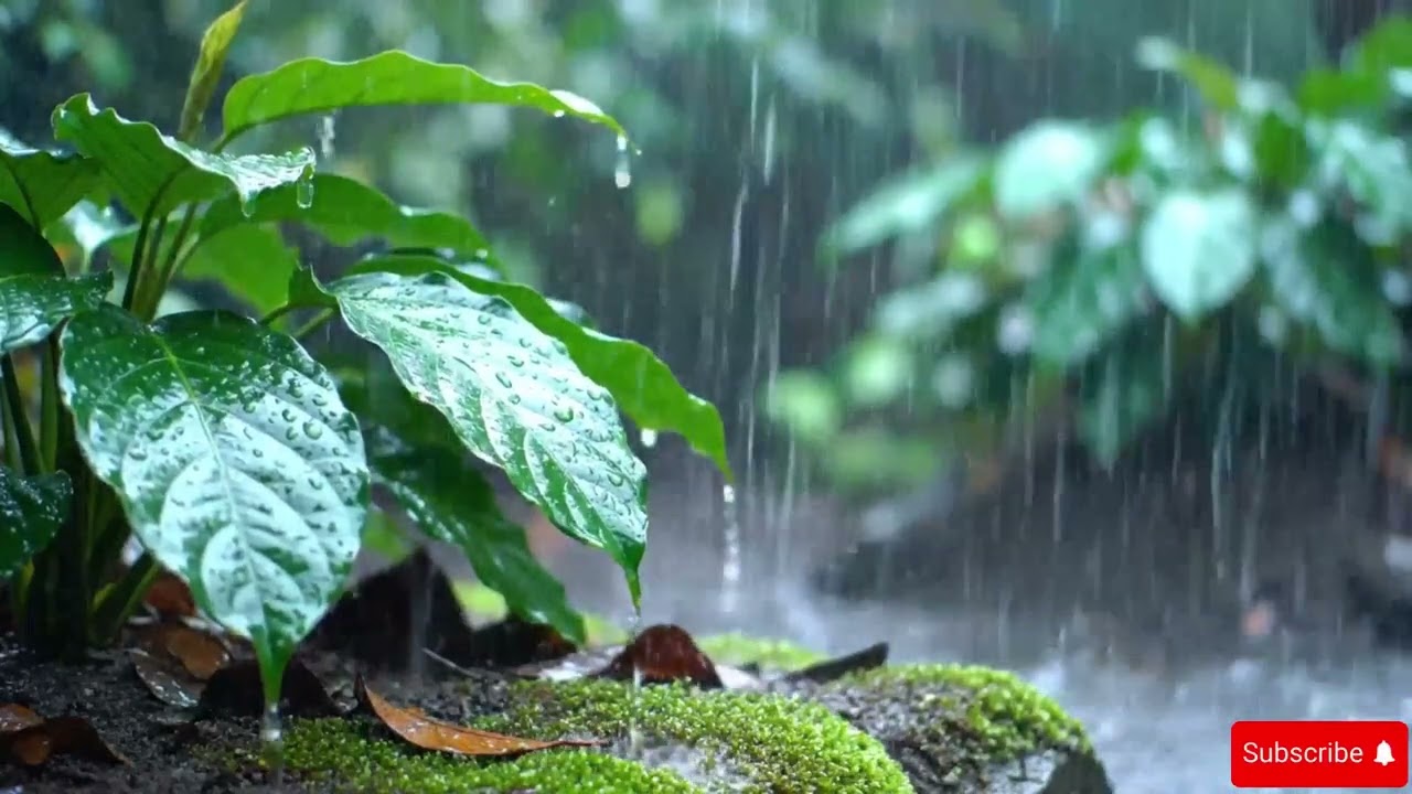 Deep Rain ASMR for Sleep, Relax, Study & Stress Relief | Real Rain Sounds